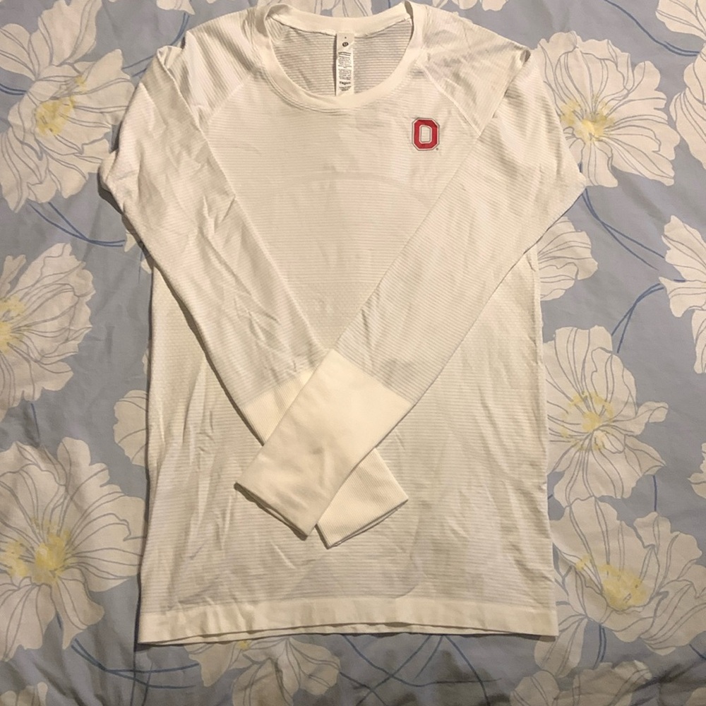 LAST ONE Lululemon Ohio State Buckeyes Swiftly long sleeve Shirt 2.0 sz 8 New